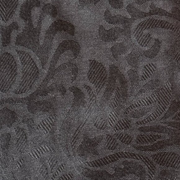 Bugatchi Men's Julian Shirt Jet Black Jacquard has Contrast Cuffs Shaped Fit  16 - Picture 4 of 9